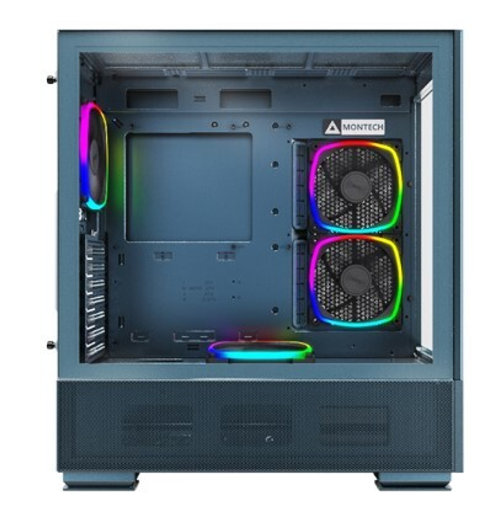 Корпус ATX Montech SKY TWO MOROCCO BLUE