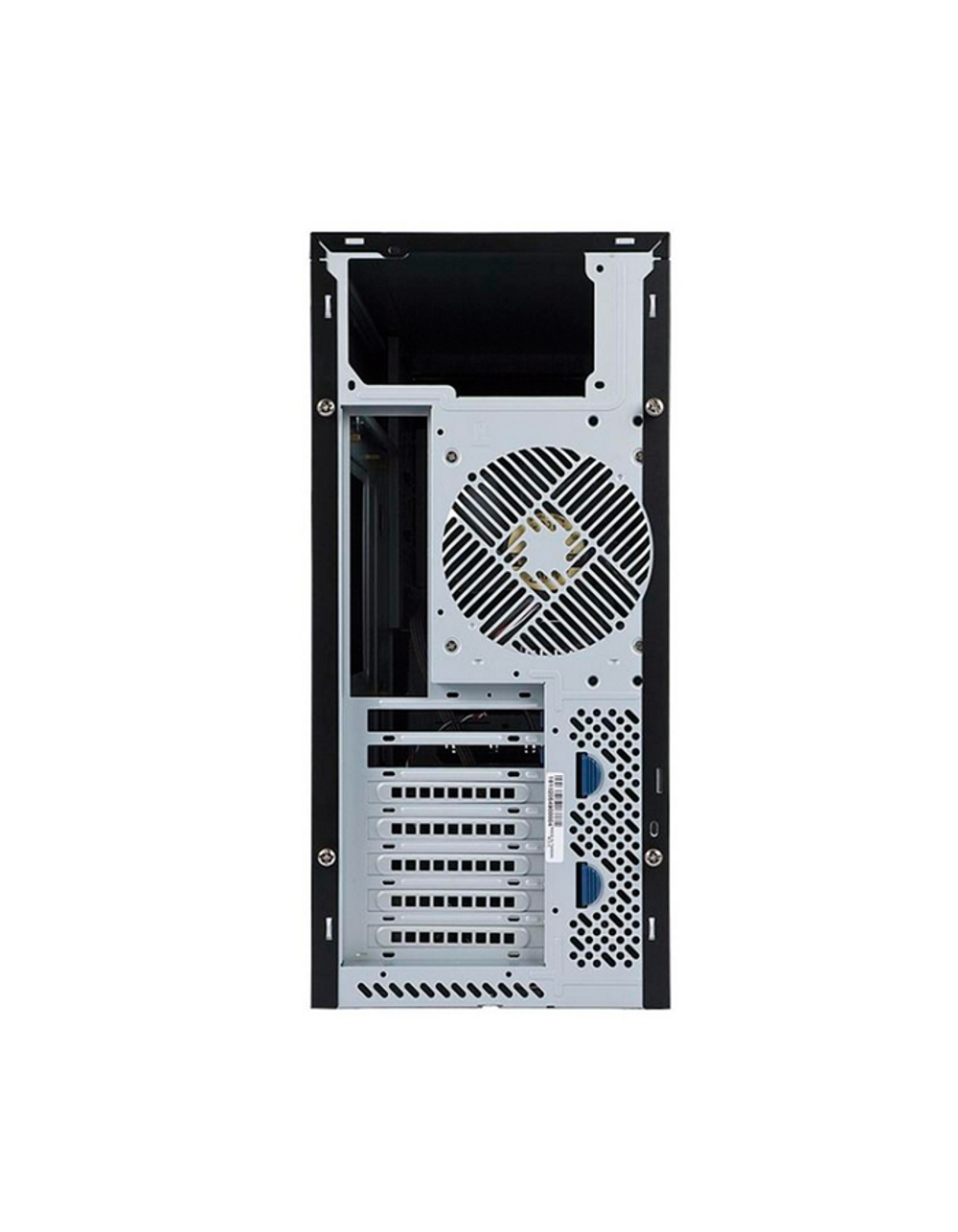 Midi Tower InWin PE689 Black 650W B65E 80plus Bronze USB3.0*2+A(HD)+front fan 120mm*1+rear fan 120mm*1+ 2*2SATA+1*1SATA / holes for SL20” RACKMOUNT