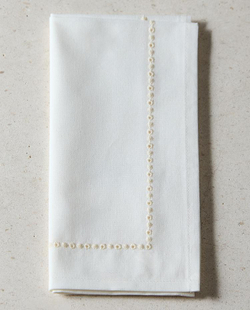 ZARA HOME САЛФЕТКА С ВЫШИВКОЙ (УПАКОВКА ИЗ 2 ШТУК), ЭКРЮ