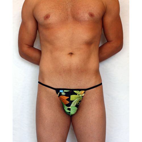 Мужские трусы стринги с цветочным принтом Boefje
