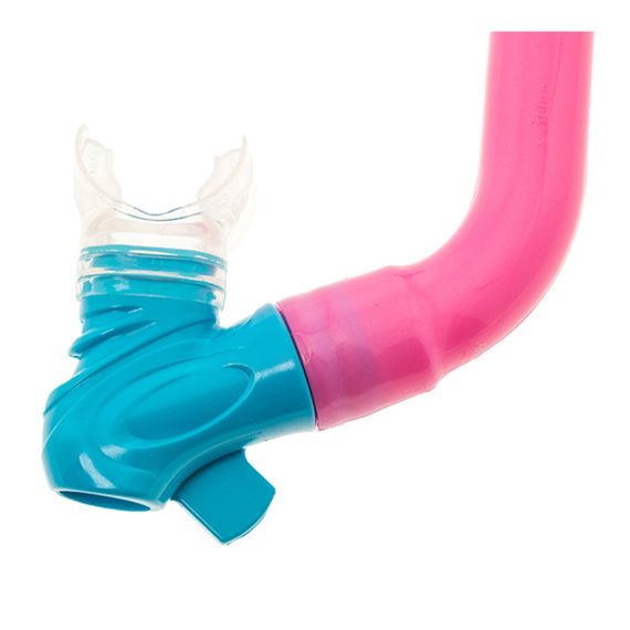Трубка детская Marlin Joy Pink/Aqua с клапанами