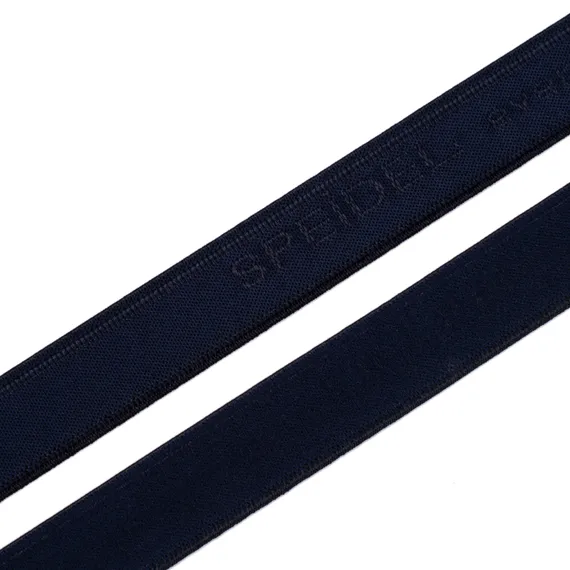 Резинка широкая, сине-черная с надписью 20 мм, Германия