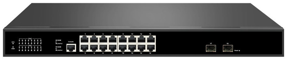 Коммутатор управляемый Tantos TSn-16GP18S2M