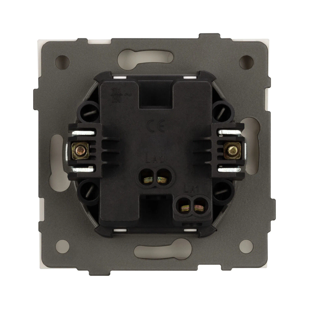 Механизм выключателя одноклавишный непроходной SWT-TENDO-MK01-PL-GD (230V, 10A) (Arlight, -) 054034