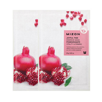 Маска тканевая для лица с экстрактом гранатового сока Mizon Joyful Time Essence Mask  23 г.