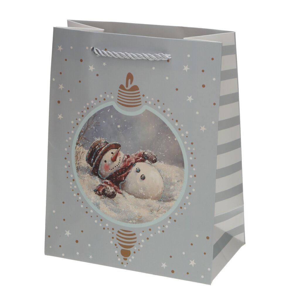 GAEM Пакет подарочный S (бумага 210г/м2, блок 12шт), L18 W10 H23 см, 4в.