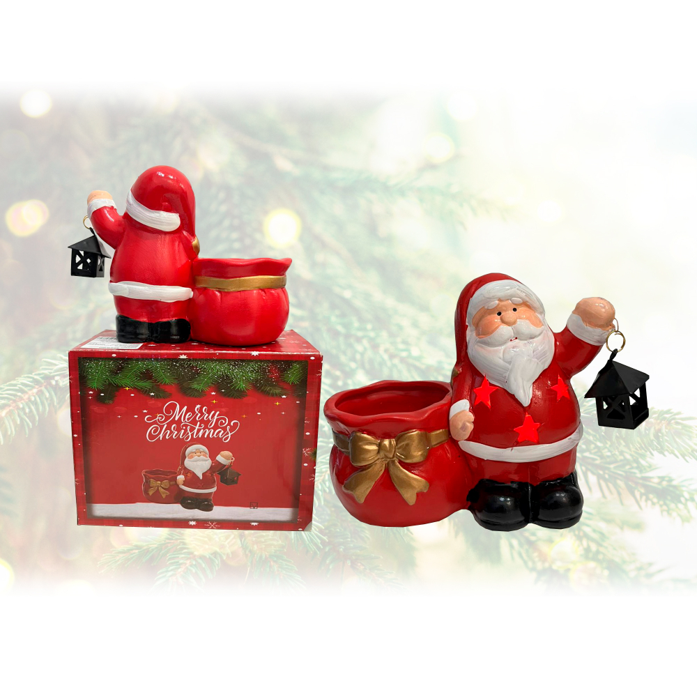 Mumuso Ночник «Санта с фонарём»