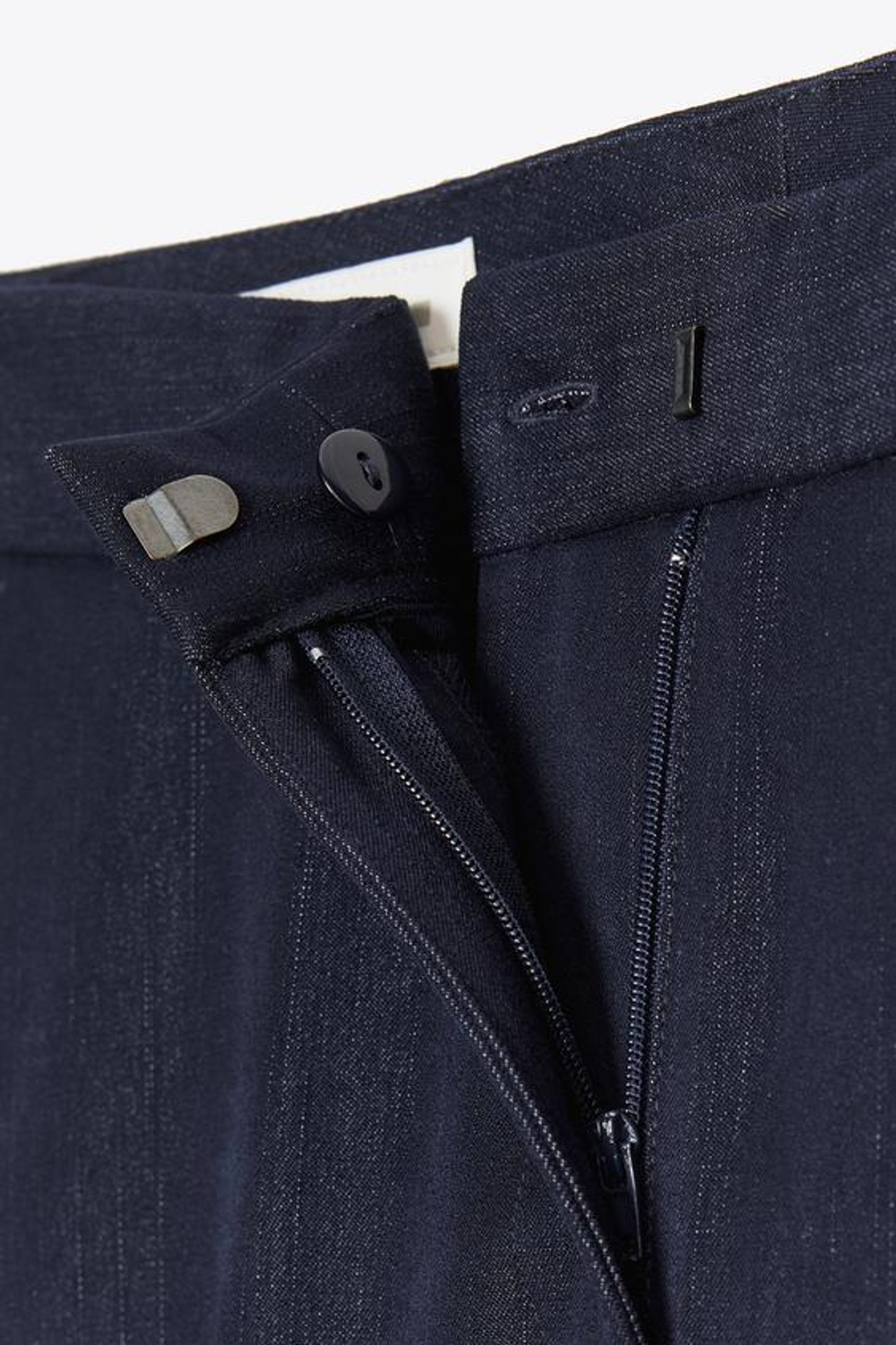 ZARA БРЮКИ ПРЯМОГО КРОЯ, МОРСКОЙ СИНИЙ