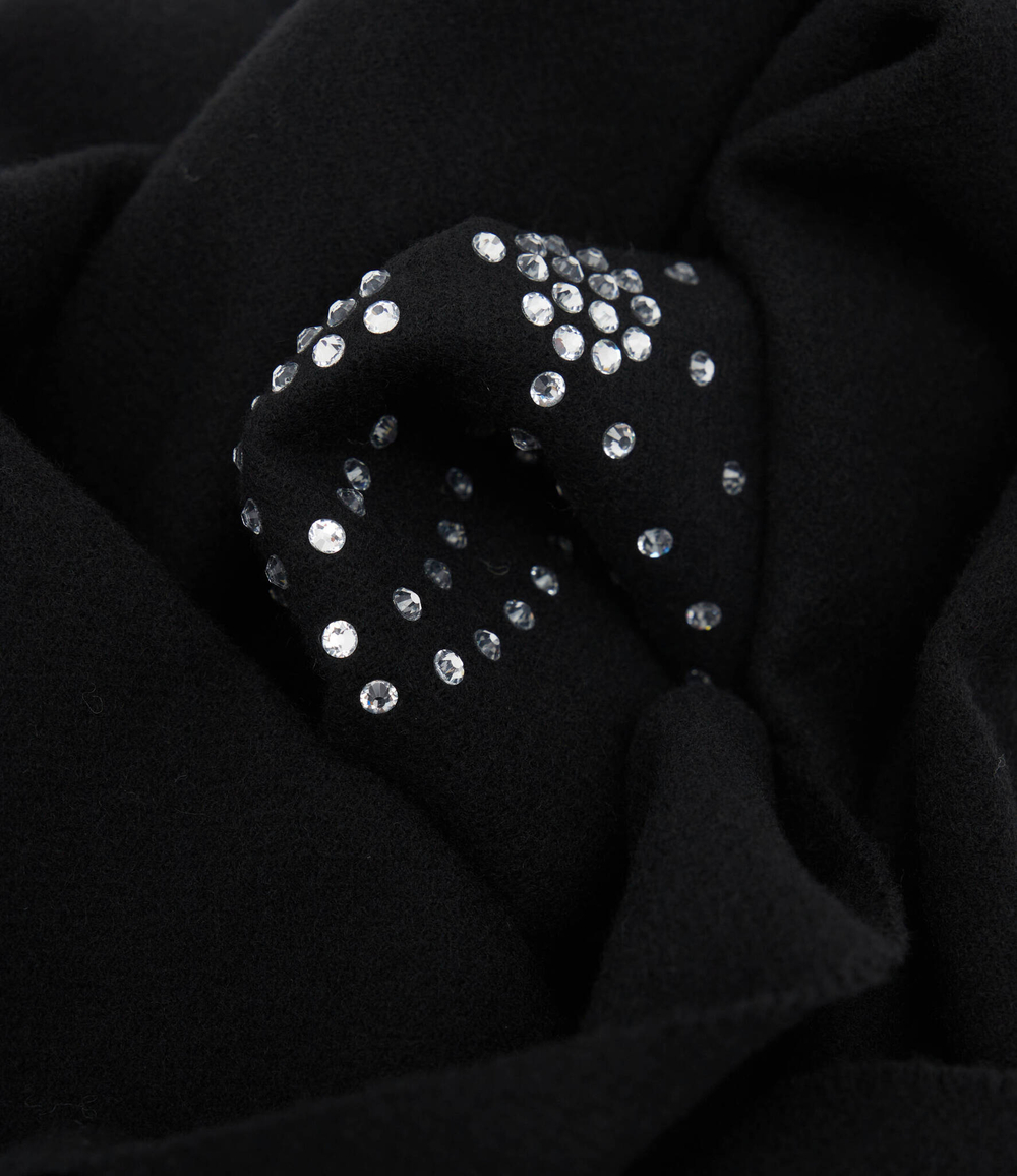 Хлопчатобумажная шаль Moschino - черный(30736 M2779)