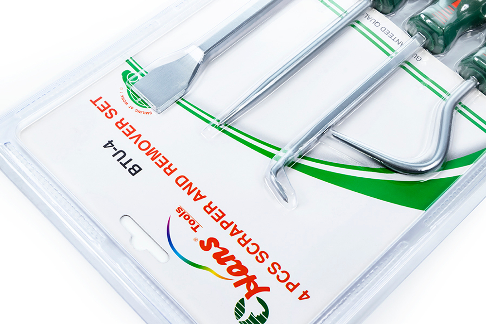 BTU-4 набор скребков и сьемников 4 предмета