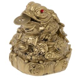 GAEM Фигурка декоративная "Лягушка денежная", L7,5 W7 H7,5 см