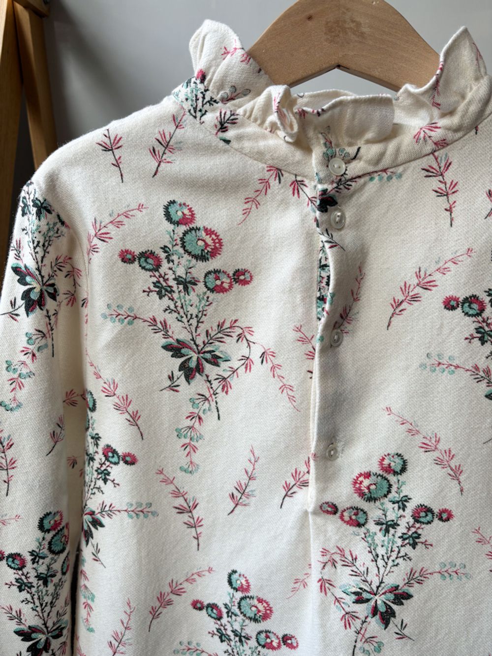 Хлопковая блузка Bonpoint, 140