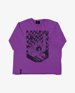 Футболка Out Block Purple Bathroom фиолетовая