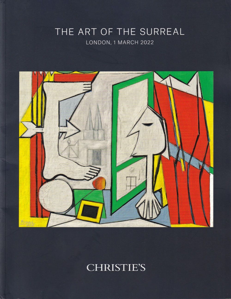 Каталог аукциона Christie's, Лондон, Искусство сюрреализма: вечерние торги от 1 марта 2022 года