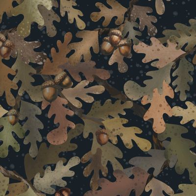 Дубовое на черном