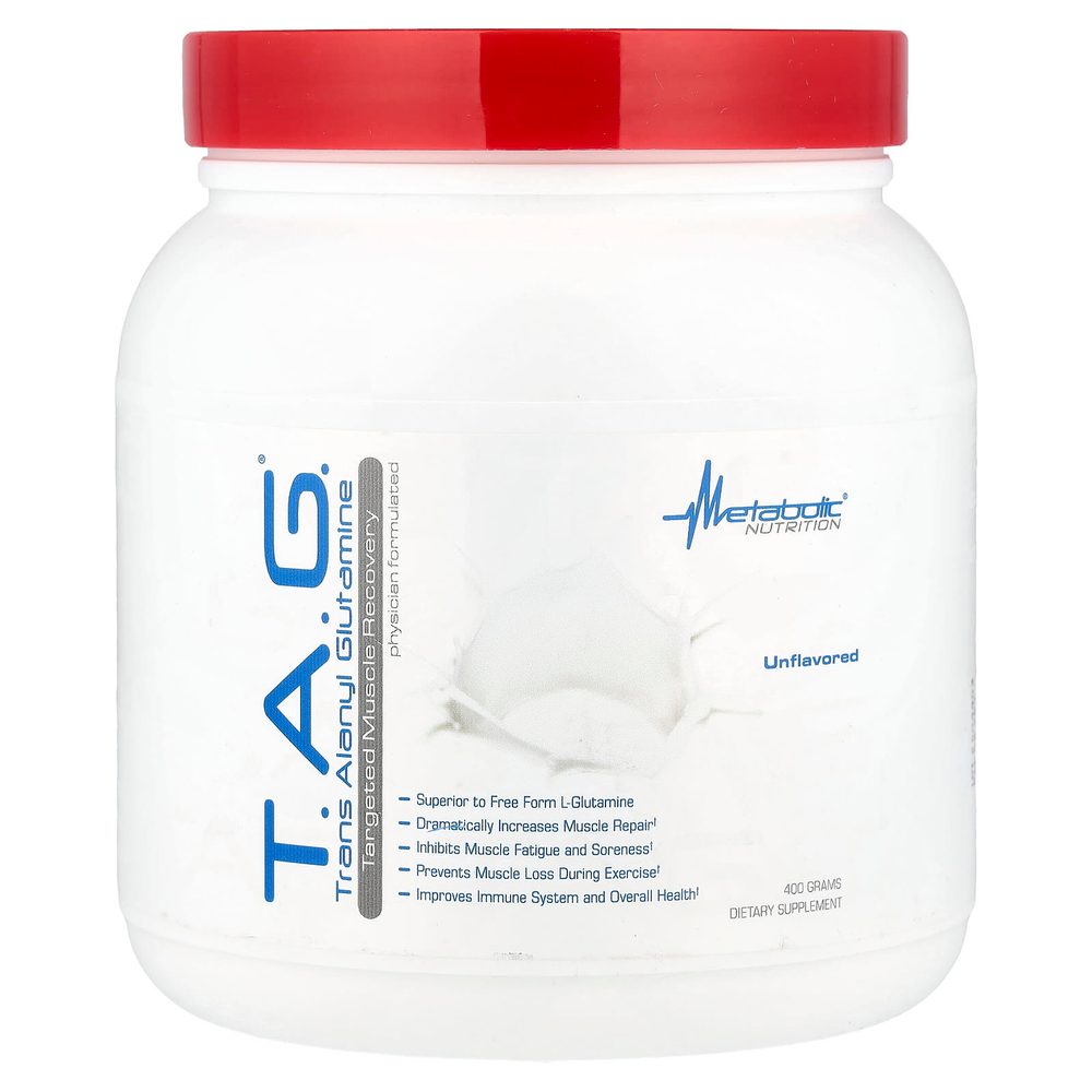 Metabolic Nutrition, TAG, без добавок, 400 г (14,1 унции)