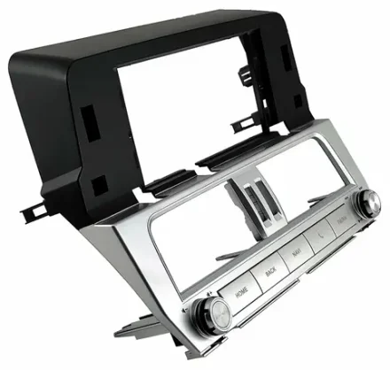 Магнитола Toyota Land Cruiser Prado 150 2017-2019 (без штатного 360) - Canbox H-Line 0073 монитор 12.3" QLED в стиле BMW на Android 10, ТОП-процессор, CarPlay, 4G SIM-слот