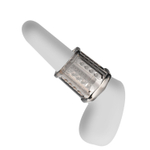 Дымчатая насадка на фаллос Ronael (Цвет: дымчатый)