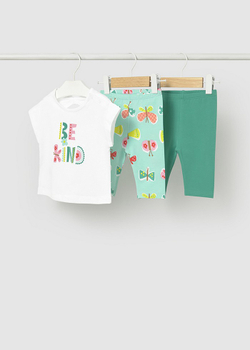 футболка с двумя леггинсами