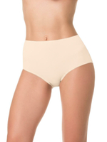 Трусы с высокой линией талии из микрофибры (Размер: XL) (Цвет: бежевый)