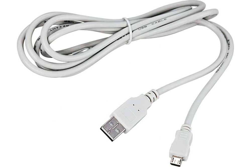 Шнур REXANT micro USB male - USB-A male 1.8M 18-1164