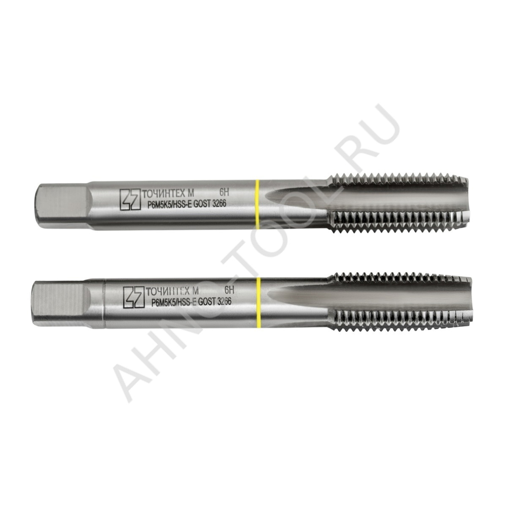 Метчик м/р М20х2,5 Р6М5К5(М35) ГОСТ 3266-81 к-т 2 шт. с прох. хв. ТОЧИНТЕХ