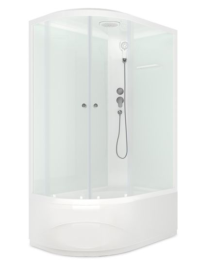 Душевая кабина DOMANI-Spa Delight 128 R, правая ,низ. поддон,мат,120х80х218