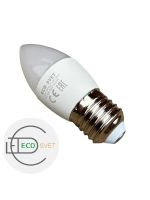 Светодиодная LED Лампа С37 Е27 6W нейтр. 10шт