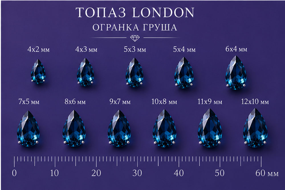 Топаз London Груша