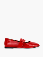AE028_01LK-RD-V red-25L Женские балетки летние 