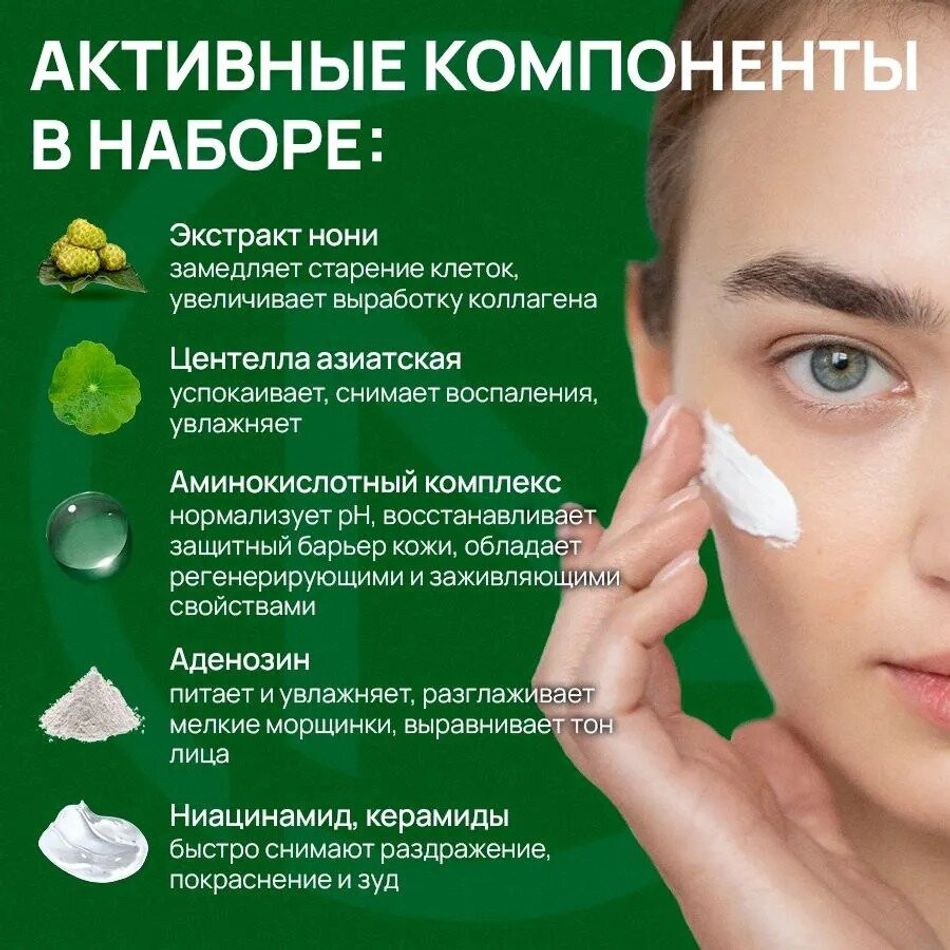 Набор миниатюр для ухода за кожей лица CelimaxThe Real Noni Starter Kit