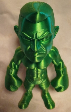 Брутальный мужчина в перчатках боксёрских - 3D фигурка подарок универсальный