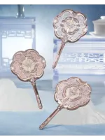 Ручное зеркало Flower Knows Butterfly Cloud Collar Hand Mirror - Floral Cyan