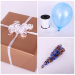 Лента упаковочная декоративная для шаров и подарков, 5 мм х 500 м, белая, ЗОЛОТАЯ СКАЗКА, 591808