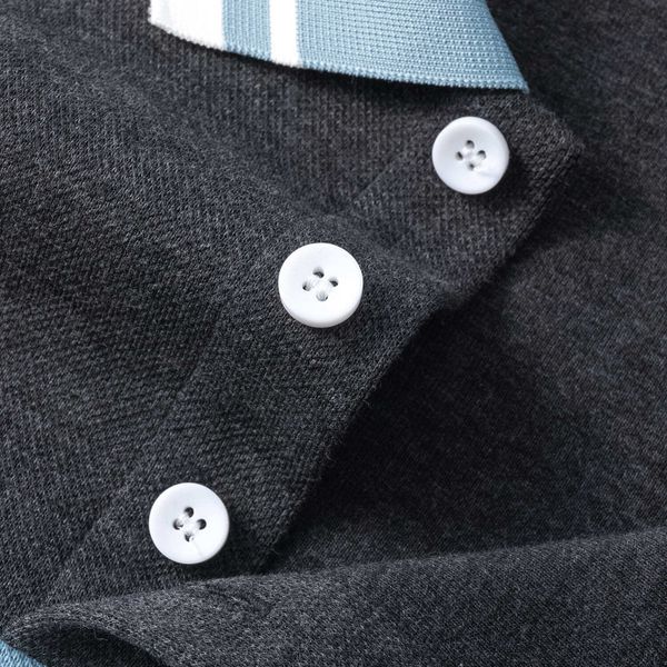 Поло серый меланж - фото 5