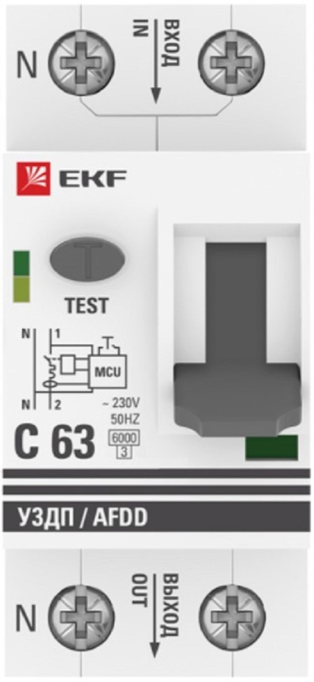Устройство защиты от дугового пробоя  EKF afdd-2-63C-pro