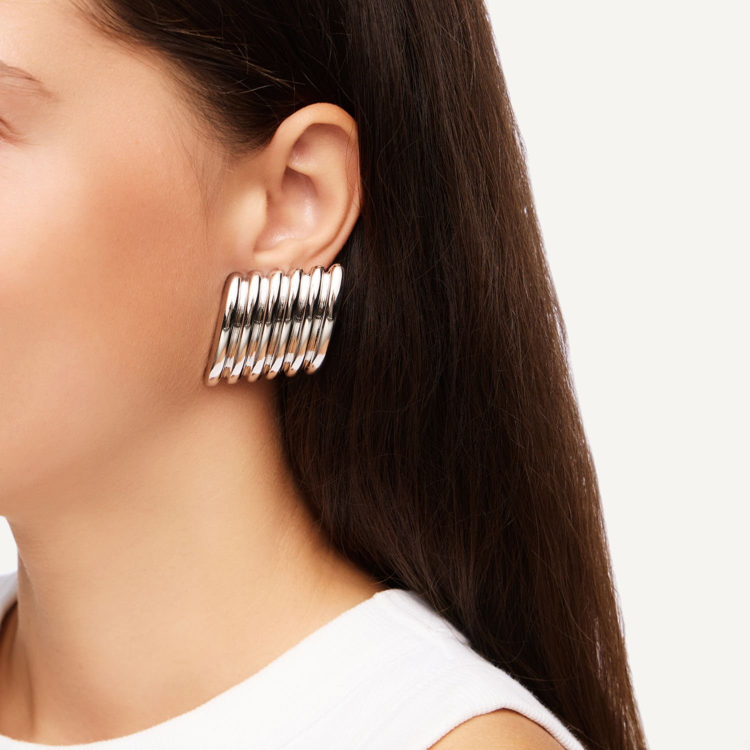 Клипсы Plain Brackets Earrings