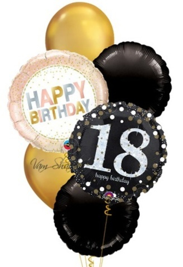 Фонтан "Happy Birthday 18th"