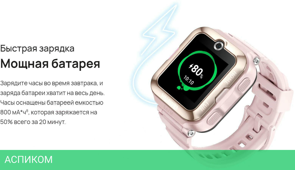 Умные часы Huawei Watch Kids 4 Pro ASN-AL10 синий (55027638)