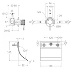 Встраиваемый смеситель для раковины с каскадным изливом ODISEA 5916902CUC медь