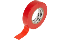 Изолента ПВХ KRANZ 0,13х19 мм, 25 м, красная KR-09-2204