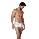 Белые трусы-хипсы с ажурными вставками Urge Trunks (Размер: XL) (Цвет: белый)