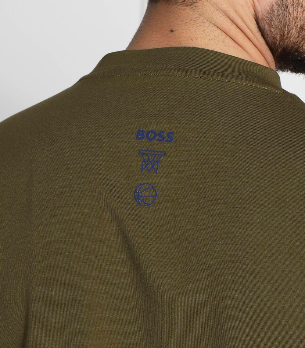 футболка t_basket_4 boss x nba BOSS ORANGE - оливковый(50477424)