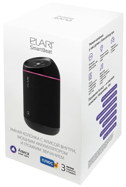 Умная колонка Smart Speaker Elari Beat (SB-001) черный