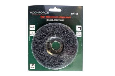 Круг абразивный зачистной 125х22.2мм(черный, max об/мин 11000), в блистере RockForce##Rock FORCE RF-BD125D