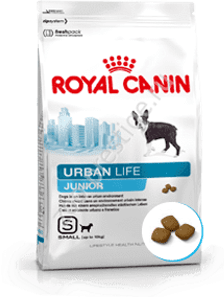 Royal Canin 500г. Урбан лайф Юниор Смол Дог корм для щенков мел. пород, живущих в городских условиях
