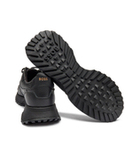 Кожаные кроссовки BOSS BLACK - черный(50529520)