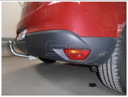 Фаркоп оцинкованный Galia R087A для Renault Megane III хетчбек 5 дверей 2008-2016, Renault Scenic III 2010-2016(паспорт и сертификат в комплекте)(без электрики)