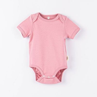 Short-sleeved bodysuit 3-18 months - Rose