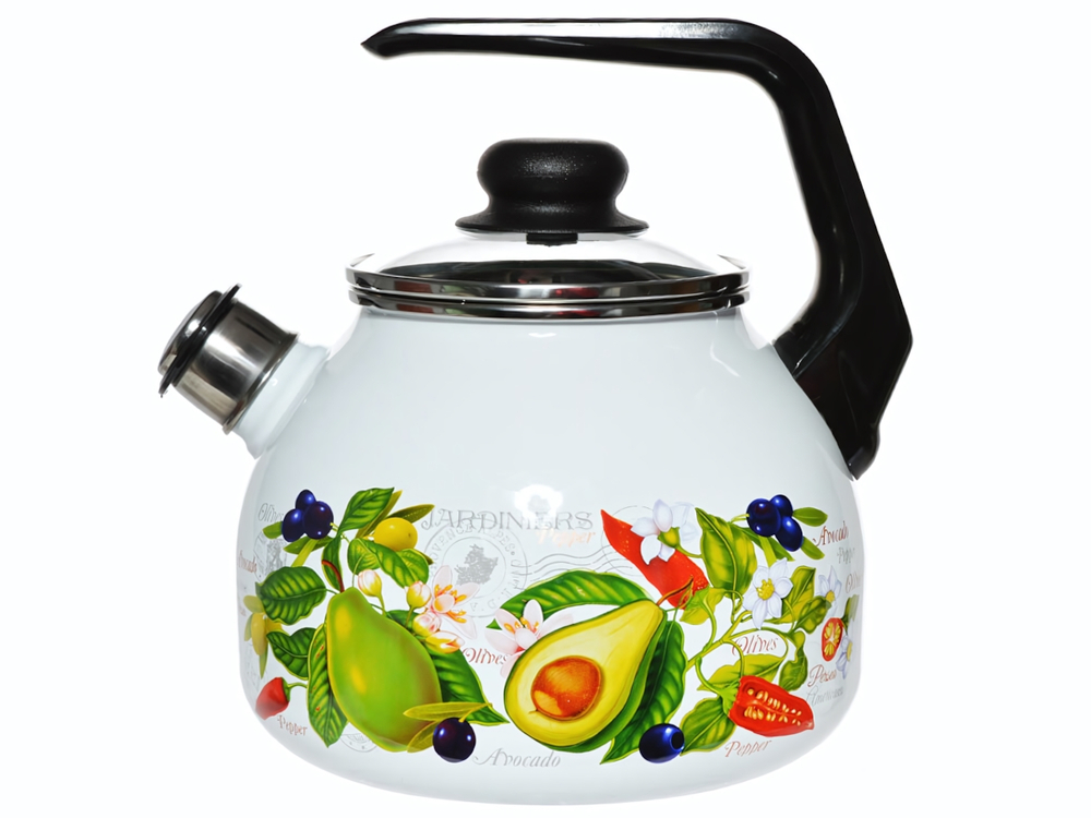 Чайник 3л со свистком "Авокадо"